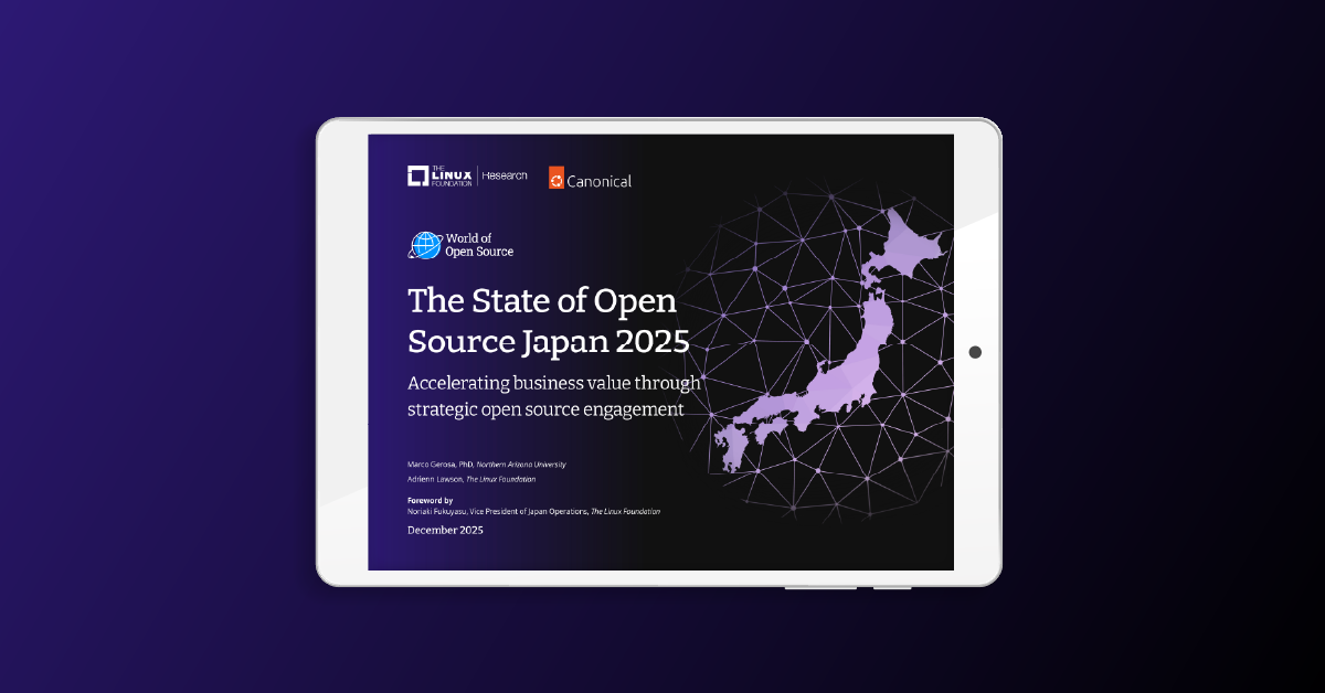 Japan's Open Source Moment: Strong Business Value, Global